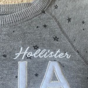 Hollister gray sweatshirt w/stars